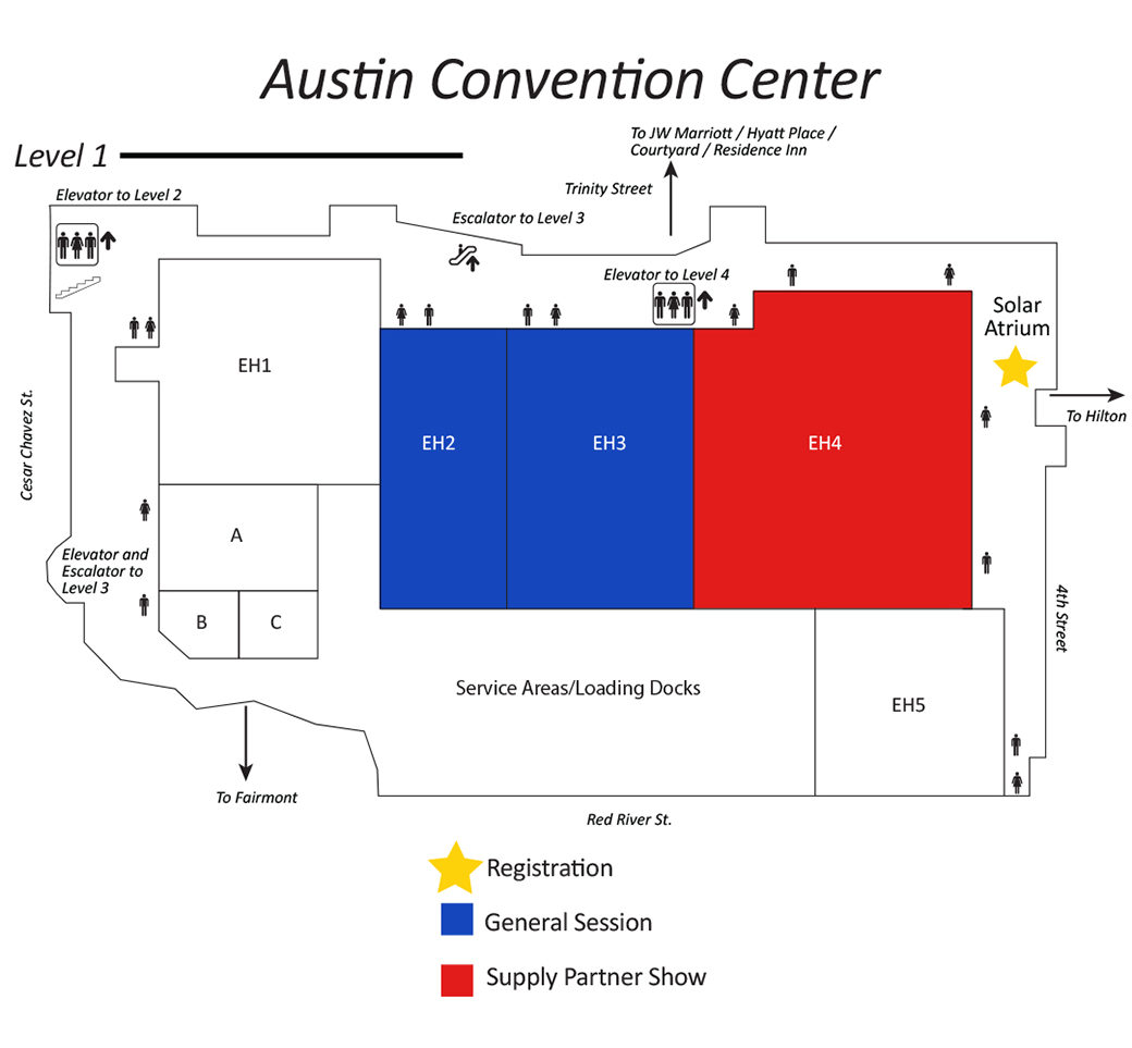 Austin Convention Center<br />Level 1