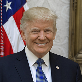 Official portrait of President Donald J. Trump, Friday, October 6, 2017.  (Official White House photo by Shealah Craighead)